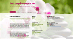 Desktop Screenshot of lodz-psychoterapia.net
