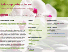Tablet Screenshot of lodz-psychoterapia.net